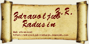 Zdravoljub Radusin vizit kartica